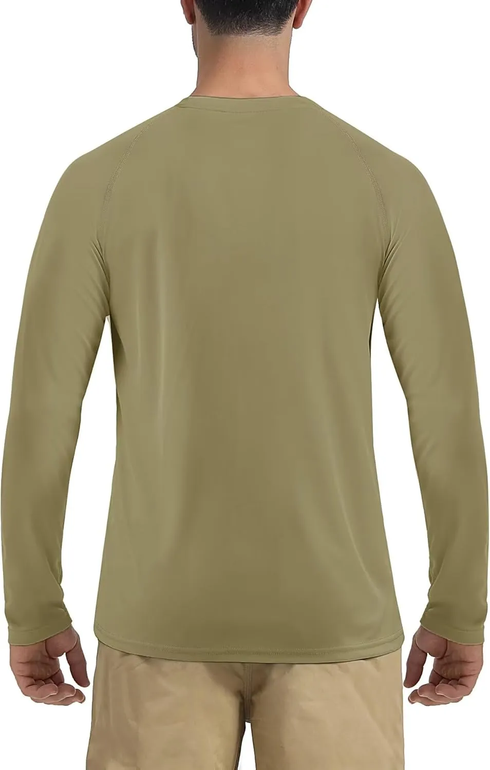 Boladeci Men's UPF 50  Sun Protection UV SPF Shirts Long Sleeve Lightweight Quick Dry Swim T-Shirts Rash Guard