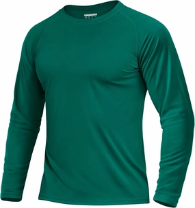 Boladeci Men's UPF 50  Sun Protection UV SPF Shirts Long Sleeve Lightweight Quick Dry Swim T-Shirts Rash Guard