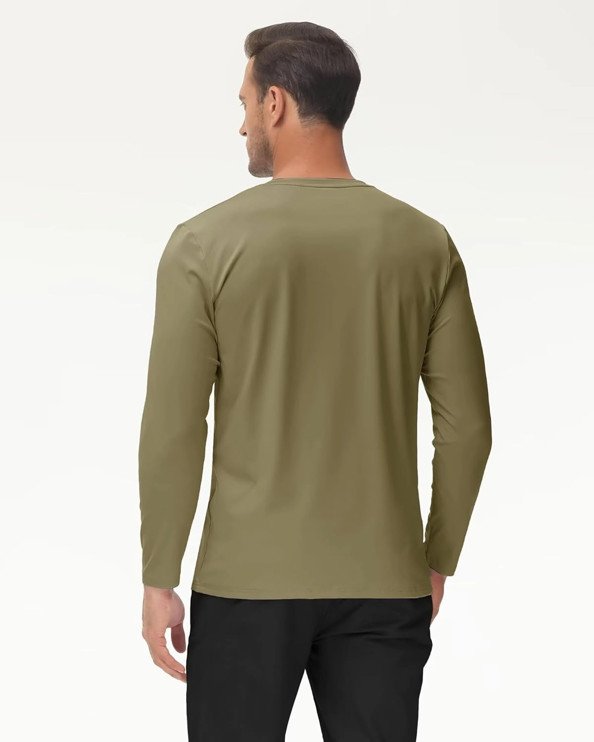 Boladeci Men's UPF 80  Sun Shirts Long Sleeve Lightweight UV Protection SPF Shirts Rash Guard Swim T-Shirts
