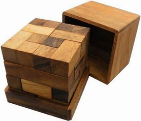 Brain Storm Cube - IQ Wooden Brainteaser Puzzle