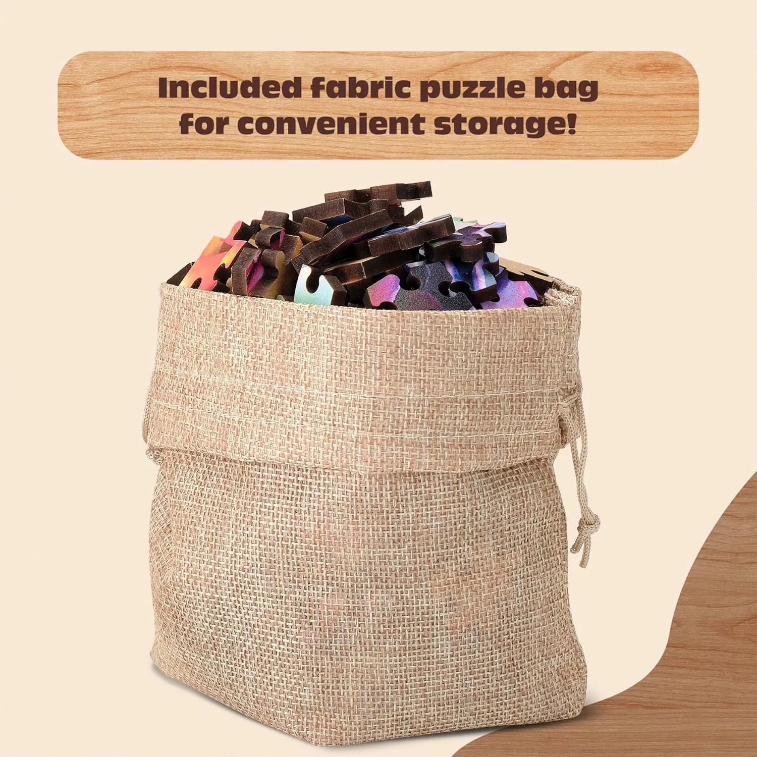 Buffalo Games - Simple Succulent Wood Puzzle - Standard Cut Jigsaw Pieces - 500 Piece Jigsaw Puzzle - Ages 14 and Up