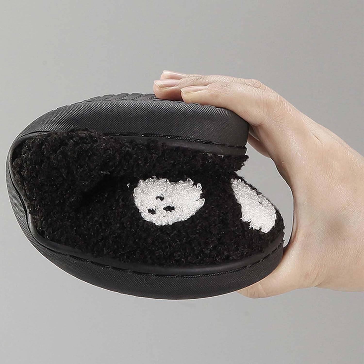 Christmas Slippers For Women Men Indoor Soft Warm Cotton Bedroom Reindeer Slippers House Memory Foam Slippers Cozy Fluffy Fall Winter Home Slippers