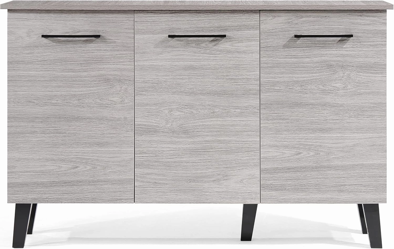 Christopher Knight Home GDFStudio Emilia Side Board Cabinet | Scandinavian, Danish, Mid Century Modern Design | Perfect for Entryway, Dining or Living Room | Grey Oak in Color