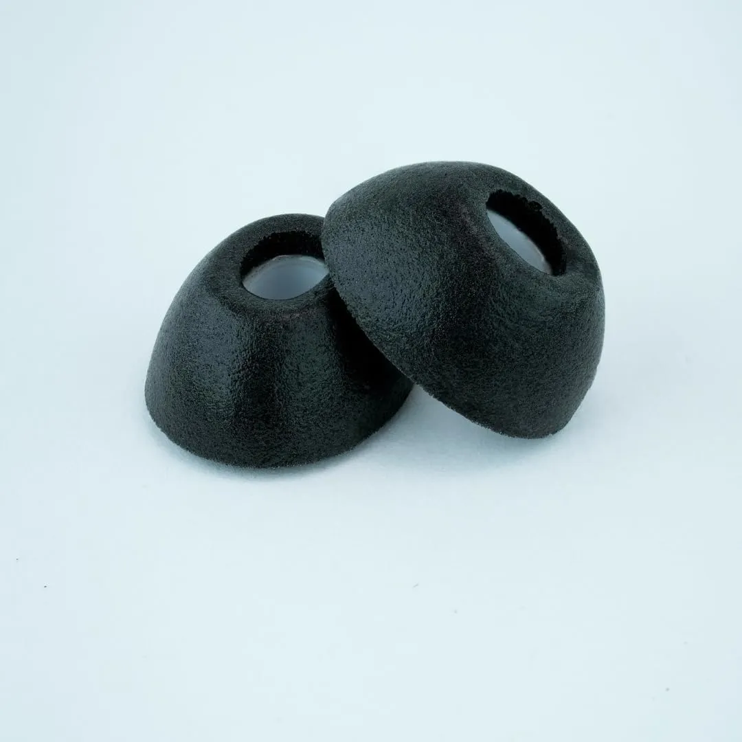 Comply TrueGrip | Premium Memory Foam Replacement Earbud Tips for Apple AirPods Pro 1 & 2 | Enhanced Comfort, Secure Fit, Superior Noise Isolation, Removal & Cleaning Tool | Black (S/M/L) (3 Pairs)