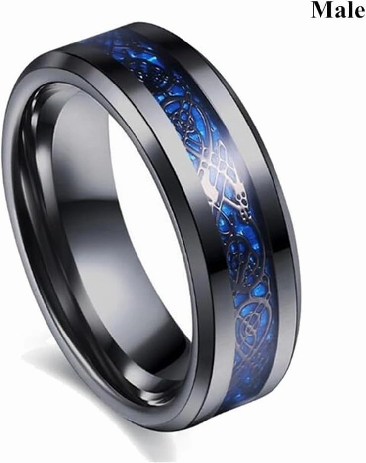 Couple Rings Bridal Sets His and Hers Sapphire Gemstone 10K 14K 18K Solid Gold Wedding Engagement Band Couple Set Womens and Mens Ring Size 4-16