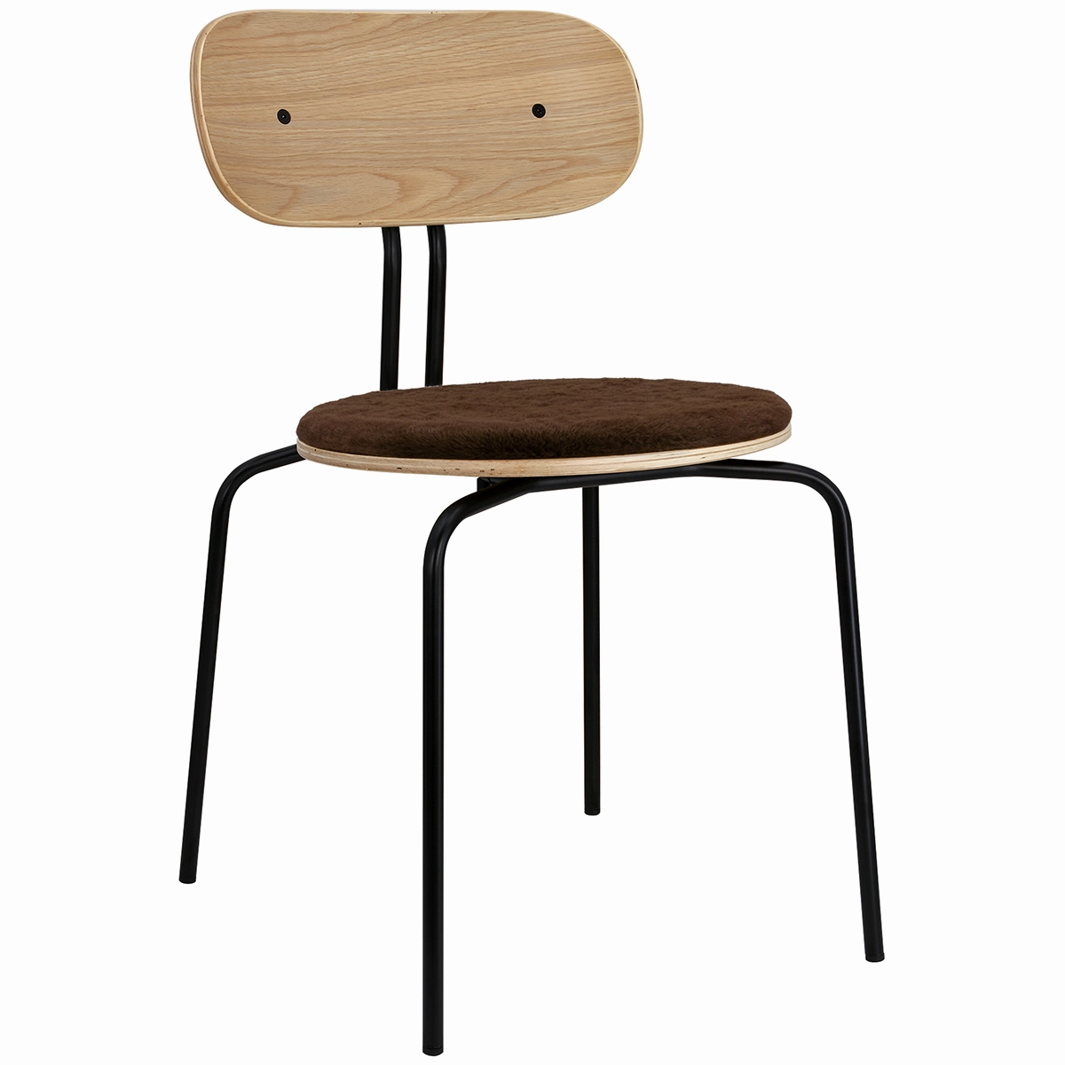 Curious Chair with Teddy Cushion