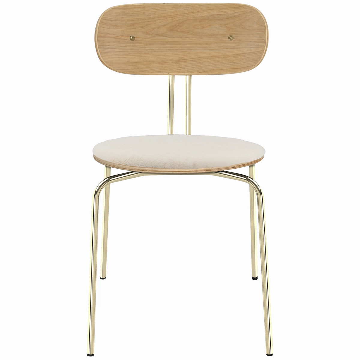 Curious Chair with Teddy Cushion