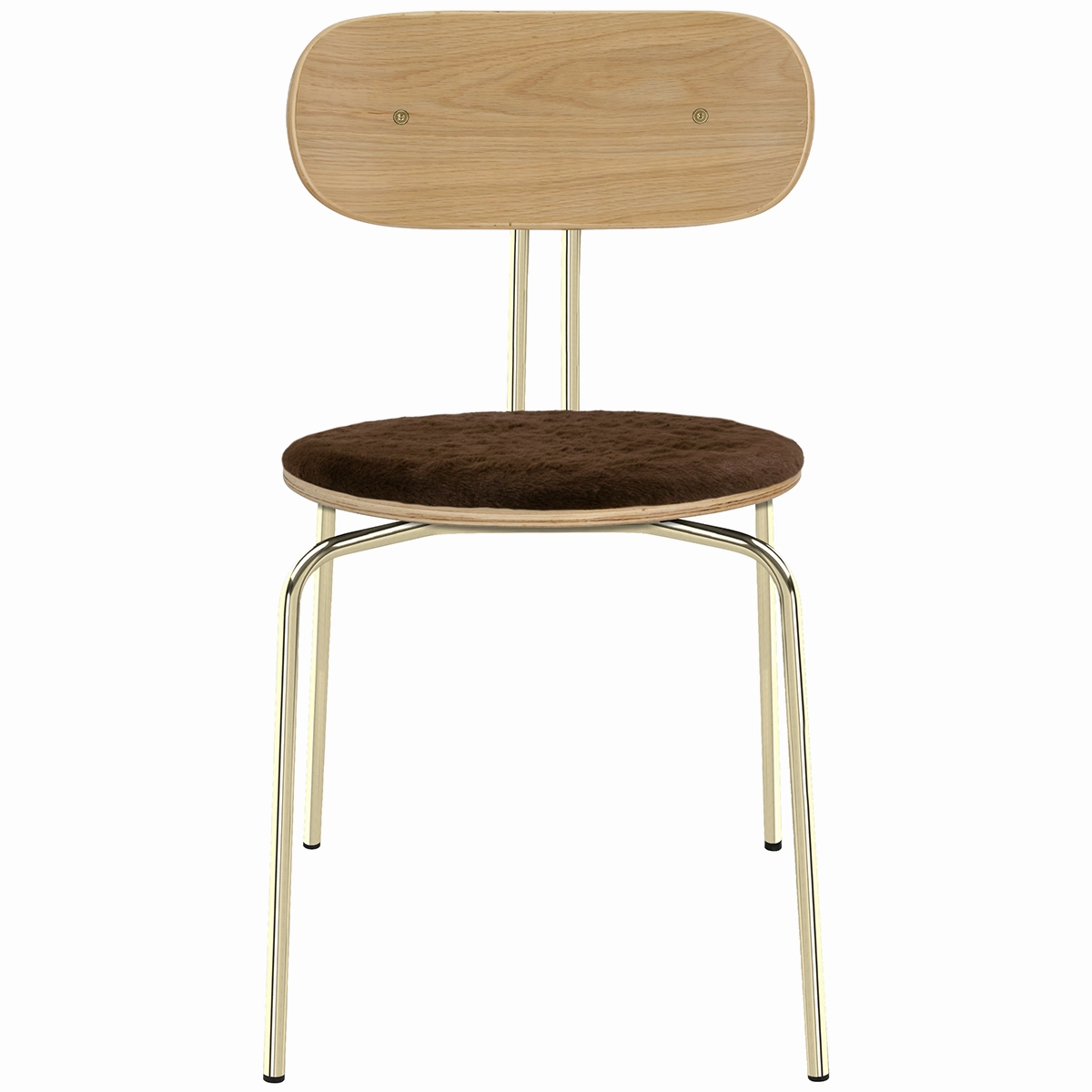 Curious Chair with Teddy Cushion
