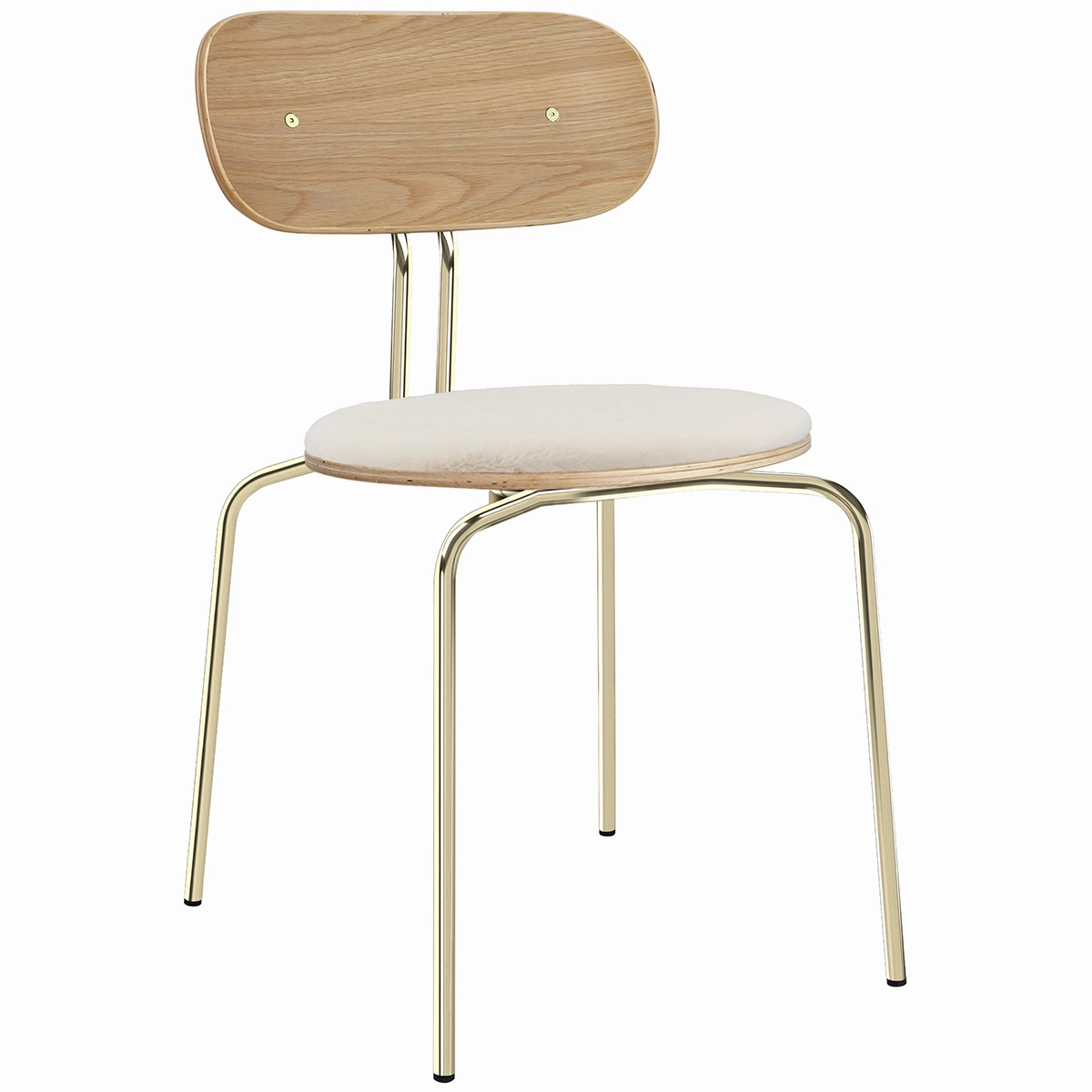 Curious Chair with Teddy Cushion