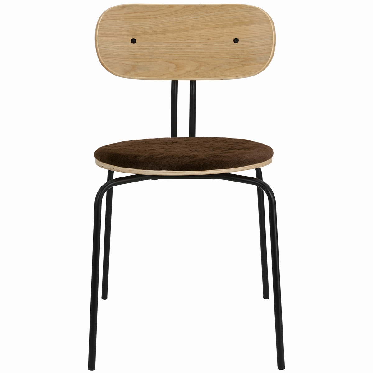 Curious Chair with Teddy Cushion