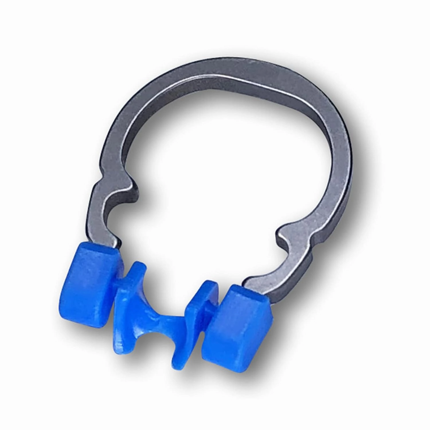 Dental Sectional Matrix Ring Clamp Spring Clip, Autoclavable Nickel Titanium Orthodontic Clamp Rings, Contoured Matrices System for Pre and Post Molars. (R2 Blue Orange)