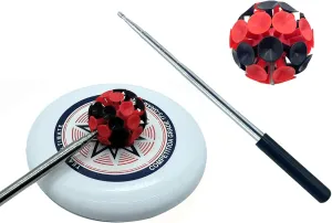 Disc Golf Retriever，Disc Retriever Disc Golf，Extendable Disc Golf Retriever Pole with Suction Cup to Retrieve Discs in Water, Trees, Rocks, Bushes