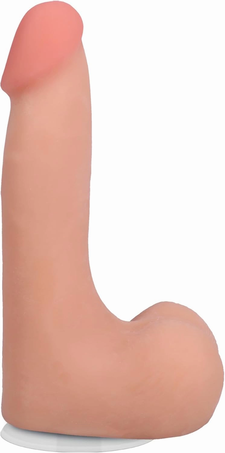 Doc Johnson The Realistic Dildo - 7 Inch ULTRASKYN Dildo with Removable Vac-U-Lock Suction Cup - F-Machine and Harness Compatible Dildo - for Adults Only, Vanilla