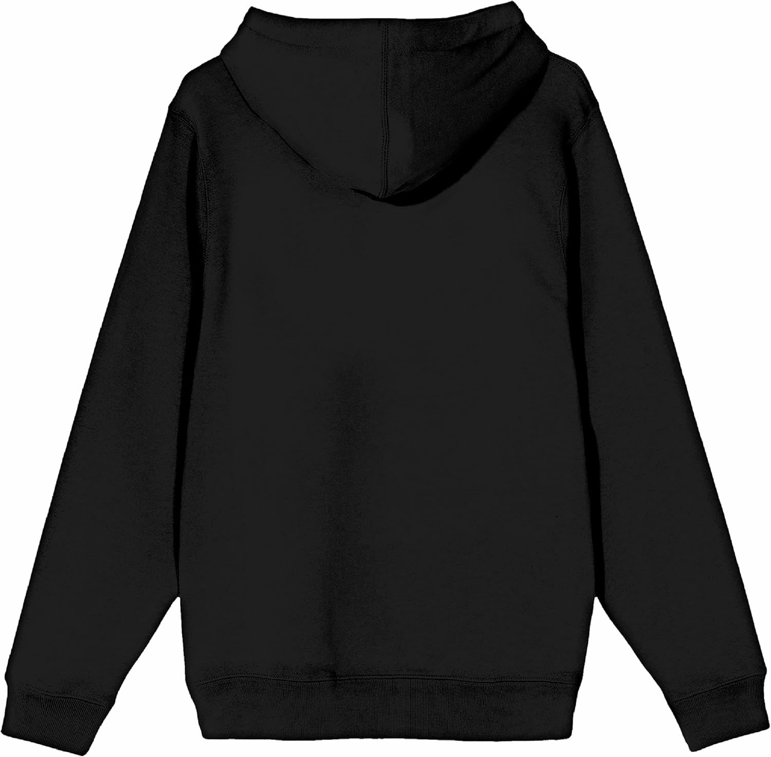 Dragon Ball Z Goku Orange Swirl Background Long Sleeve Youth Black Hooded Sweatshirt