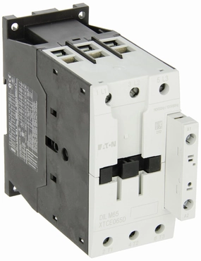 Eaton XTCE065D00A XT-IEC Contactor and Starter, 50mm, 65A AC-3 Current Rating, 25 Max HP at 230VAC, 50 Max HP at 460VAC, 60 Max HP at 575VAC, 120VAC Coil Voltage