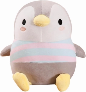 ELAINREN Super Cute Penguin Stuffed Animals Toy Cuddle Fat Penguin Plush Pillow Ultra-Soft Penguin Plushie Cushion/19.6''
