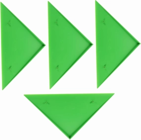 ERINGOGO Foosball Table Accessory Set 4pcs Corner Guards for Triangle Football Tables