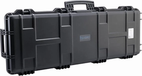 Evike EMG Transporter Lockable 42" Hard Case w/low-profile wheels & PnP foam (Color: Matte Black)