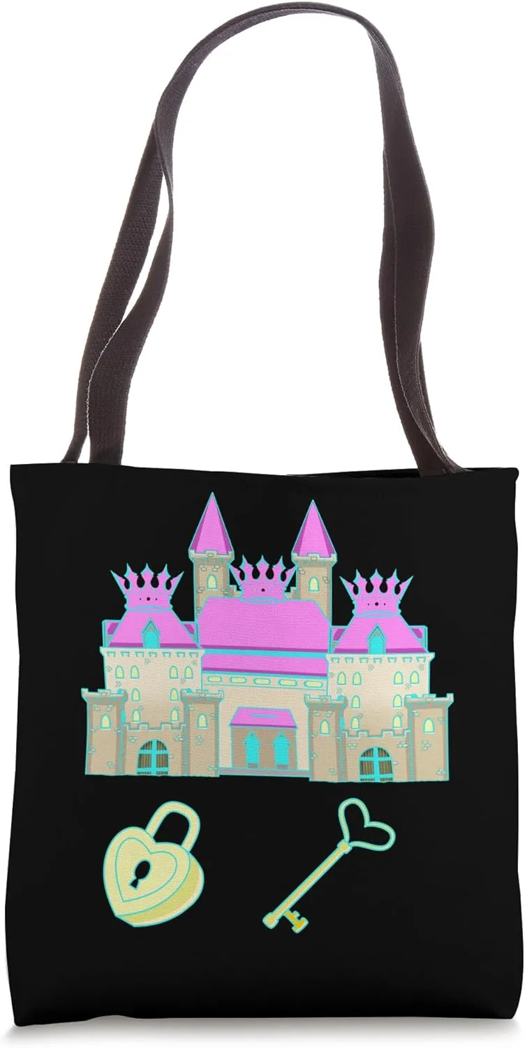 Fairy Tale Castle Figurine Medieval Castles Castles Tote Bag
