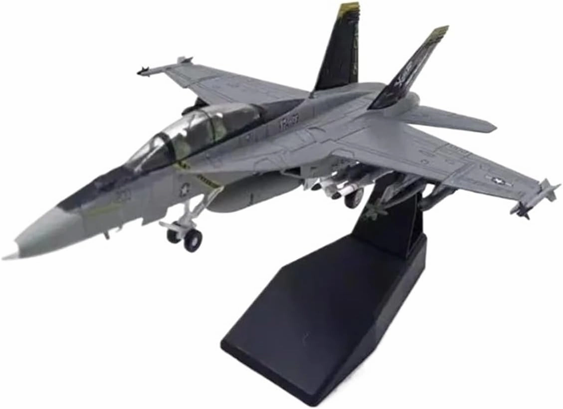 Finished Models 1:100 Scale for U.S.A. F/A-18F Fighter Alloy Aircraft Model Ornament Static Display Scale Airplanes