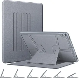 Fintie Magnetic Stand Case for iPad Air 10.5" (3rd Generation) 2019 / iPad Pro 10.5" 2017, Multi-Angle Viewing Rugged Soft TPU Back Cover with Pencil Holder, Auto Wake/Sleep, Cloudy Blue