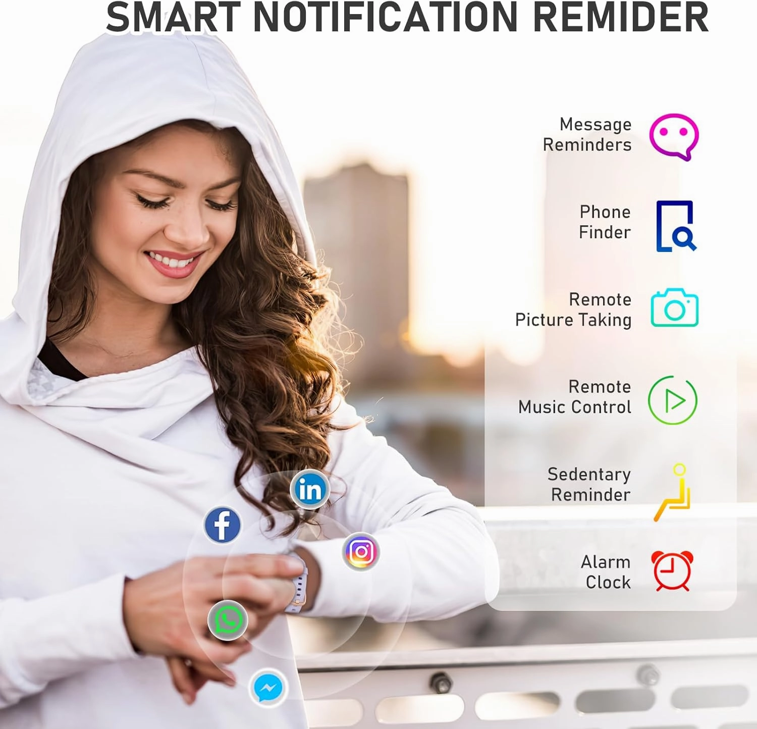 Fitness Tracker with Heart Rate, Blood Pressure, Sleep Tracking, Calorie Tracking, Activity Tracker with 1.1" AMOLED Color Screen, Waterproof Step Tracker for Android iPhones Women Men