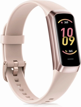 Fitness Tracker with Heart Rate/Step Counter/Calories/Stopwatch, Activity Tracker with 1.1"" AMOLED Screen, Waterproof Step Tracker for Android iPhones Women Men