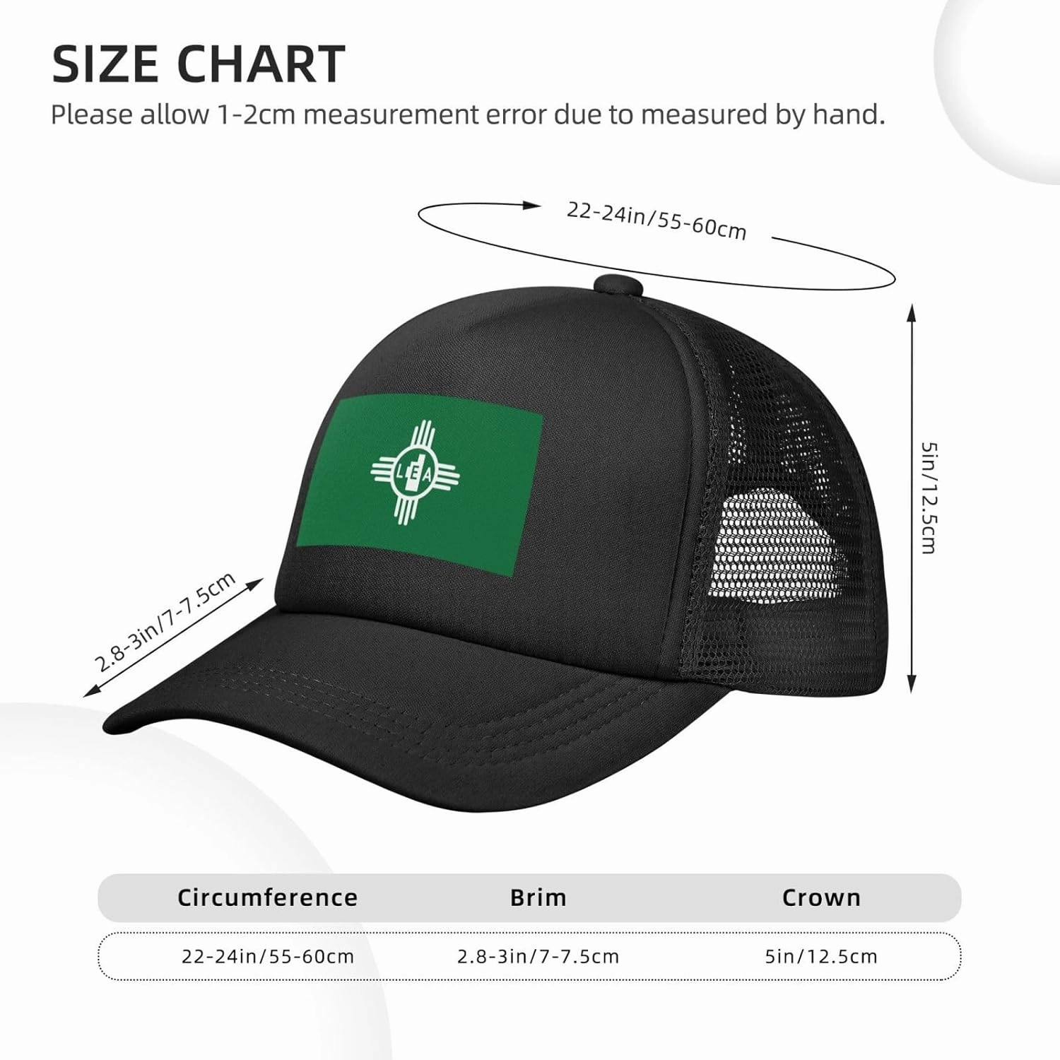 Flag of Lea County, New Mexico Baseball Cap for Men Women Adjustable Mesh Trucker Hat Golf Ball Caps