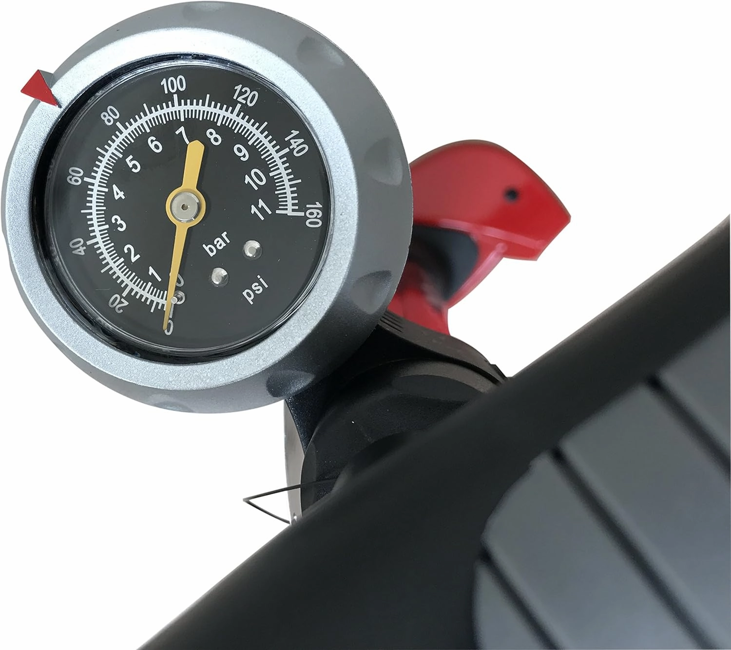 Floor Pump [GF-54] Compatible with Schrader and Presta Valves, English Clip and Ball/Float Adapter and Shoulder Bag Included