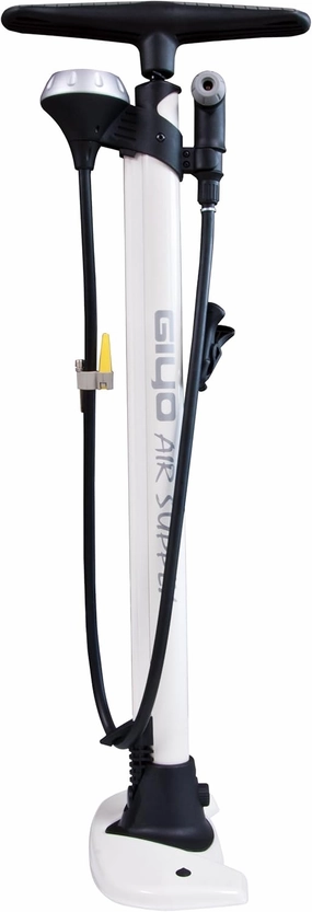 Floor Pump [GF-54] Compatible with Schrader and Presta Valves, English Clip and Ball/Float Adapter and Shoulder Bag Included