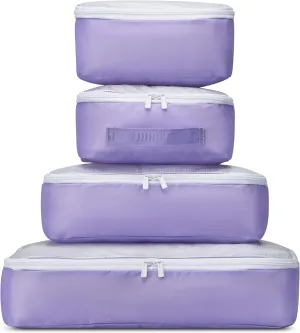 florence by mills No Drama Travel Packing Cubes, 4 Piece Set, Lavender
