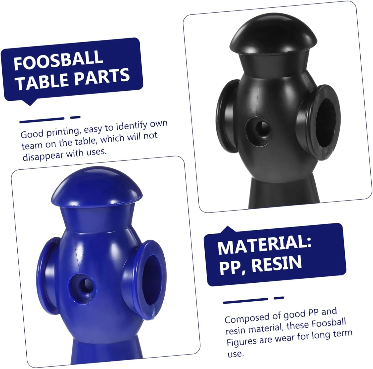 Foosball Players Replacement Resin Resin Football Men Desk Soccer Player Figurines Foosball Machine