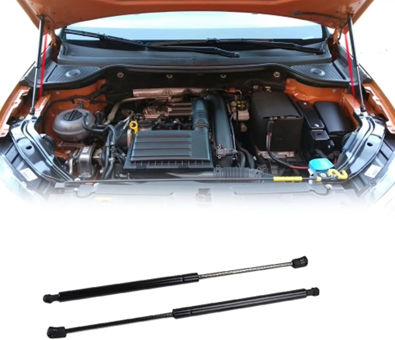 for Suzuki Swift Ⅱ Hatchback 1989-1999 2000 2001 Rear Boot Tailgate Gas Dampers Lift Supports, Compression Springs Support Rods, Tailgate Assist Shock Struts
