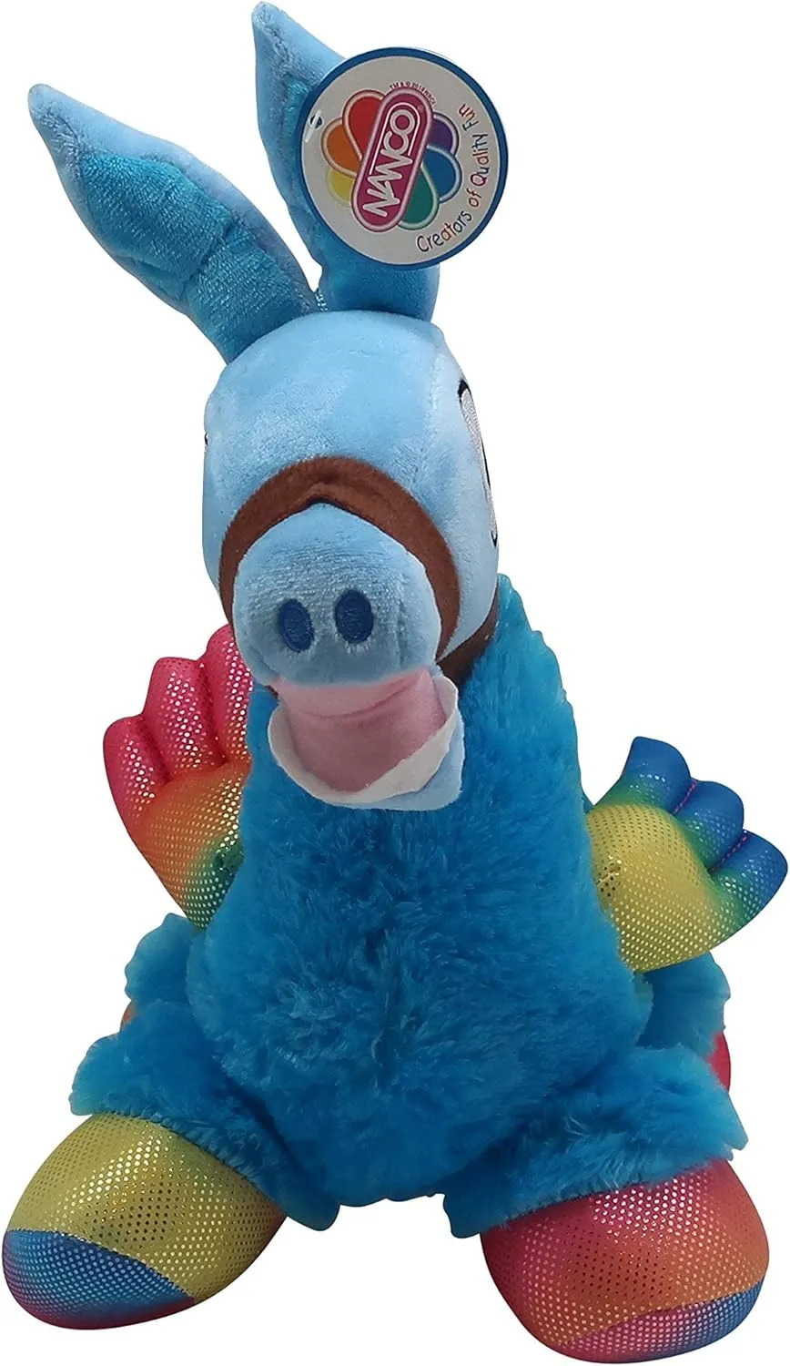 Forest & Twelfth Kids Big Foot Magical Llama Plush Toy Super Soft, Fun, & Fluffy Stuffed Animal Toy for Kids – Makes Great Cuddle Toy for Boys, Girls, and Adults Too (Blue)