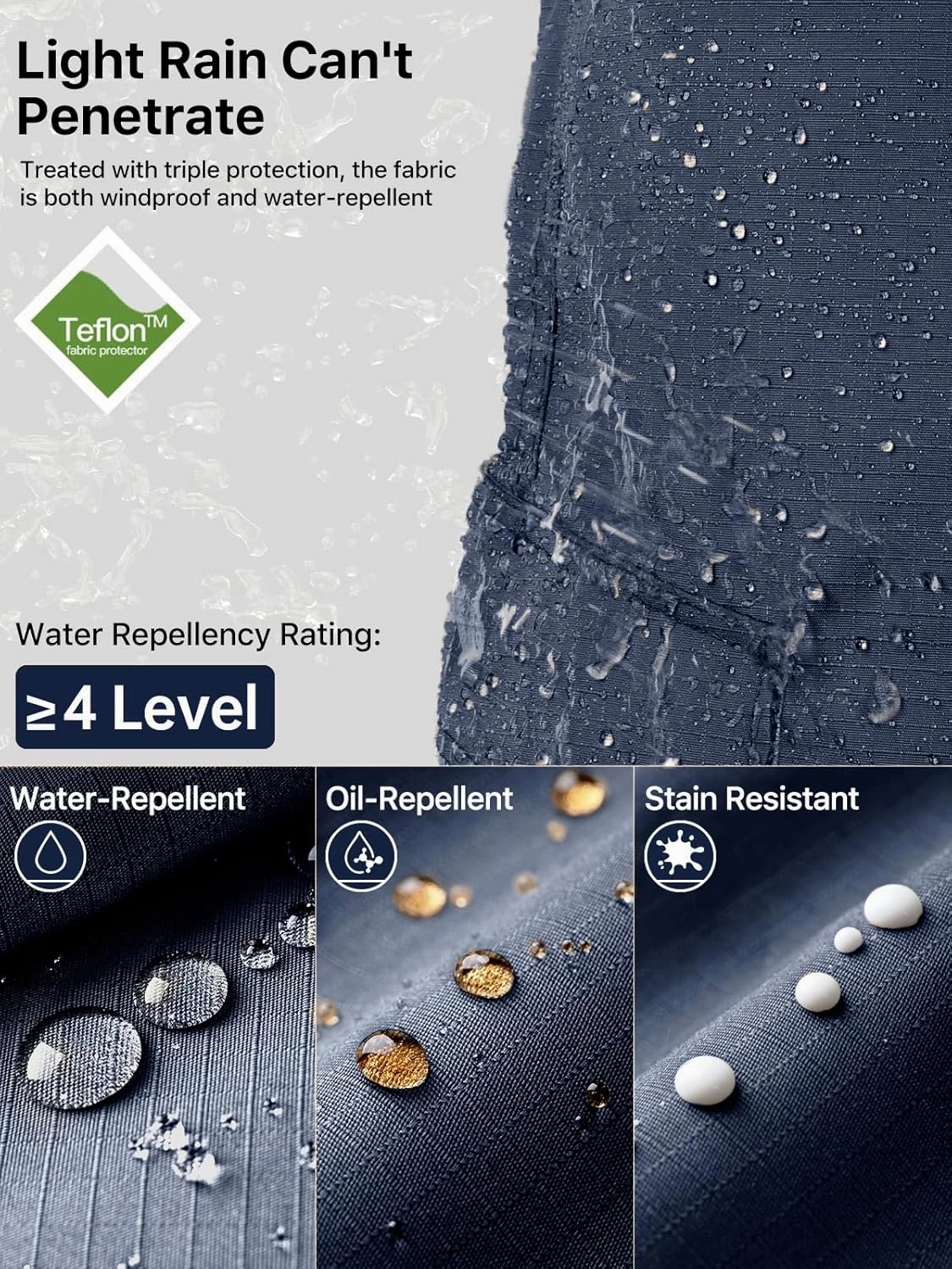 FREE SOLDIER Men's Cargo Pants Water Resistant Ripstop Tactical Pants for Men Work Pants Lightweight Outdoor Hiking Pants Men