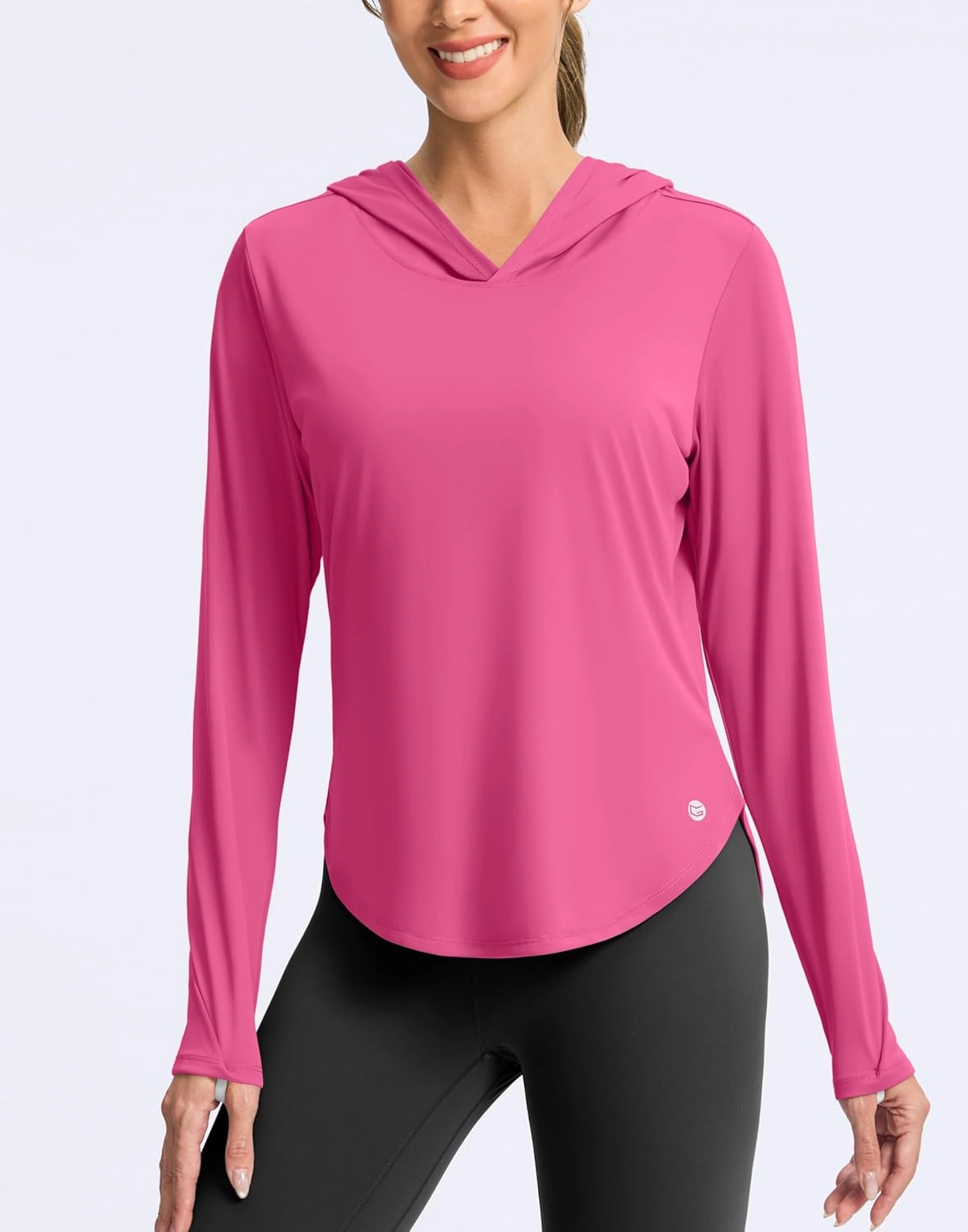 G Gradual Women's UPF 50  Sun Shirt with Hoodie Long Sleeve UV Protection Shirts Lightweight Hiking Fishing Shirts for Women