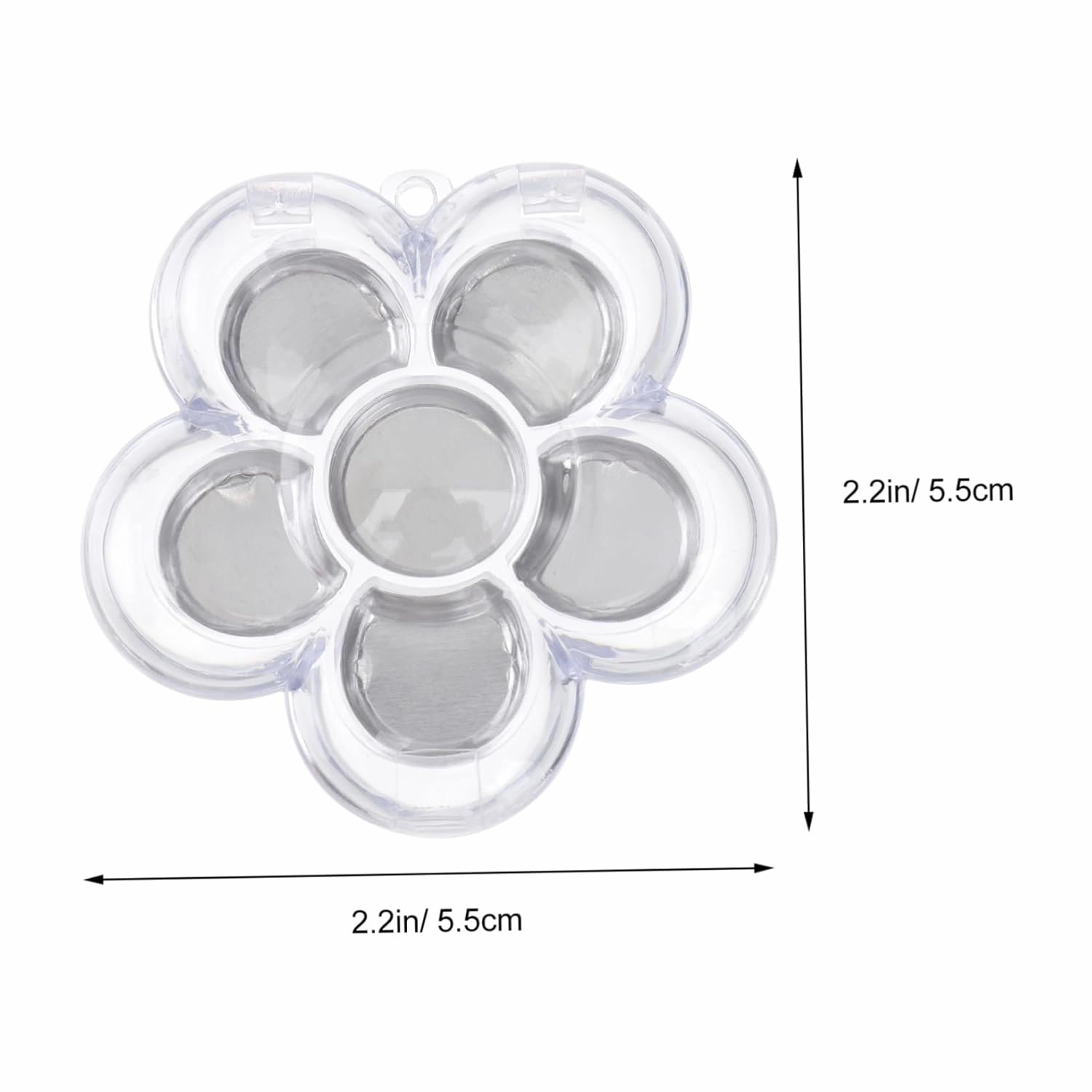 Gatuida 8pcs Packing Box Cosmetic Jar Palette Empty Fit Me Concealer Storage Boxes Empty Palette Empty Eyeshadow Palette Liquid Contour Clear Name Boxes Decor Bins Highlighter Bare Cube