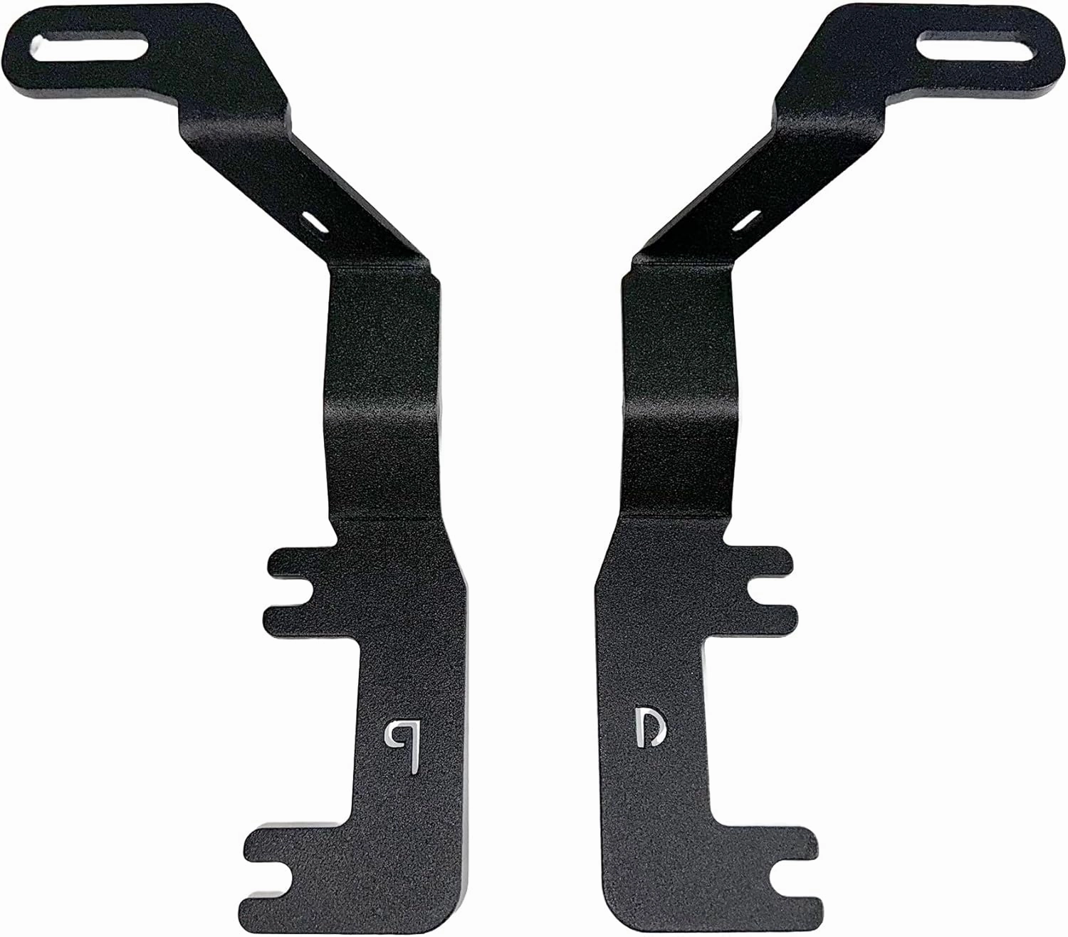 Go Rhino XE Hood Hinge Cube Light Mount | Mild Steel, Textured Black | 732250T | Fits 2023-2024 Chevrolet Colorado, Crew Cab
