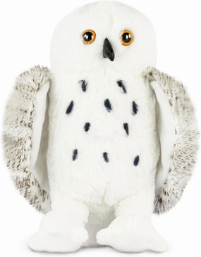 GOGOPO Wizard Snowy Owl Plush| Stuffed Animal Plush Toy| Gifts for Kids| 8 inches