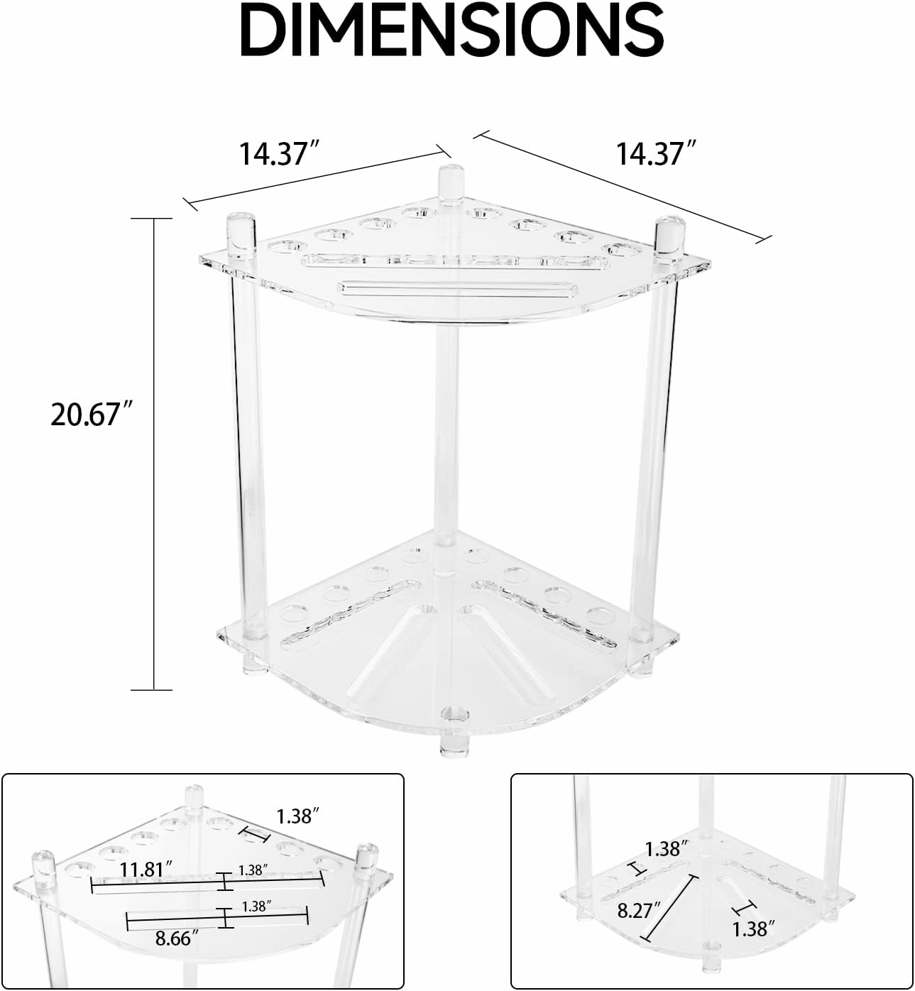 GSE Games & Sports Expert Corner-Style Floor Stand Billiard Pool Cue Racks with Score Counters, Holds Pool Cue Sticks, Balls Set, Ball Racks