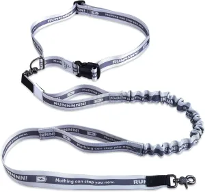 Hands Free Dog Leash with Waist Belt Lifetime Replacement, Dual Handle Bungee Leash for Running, Jogging, Hiking and Walking, for Medium and Large Dogs 5318
