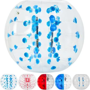 Happybuy Inflatable Bumper Ball 4 FT / 1.2M Diameter, Bubble Soccer, Blow It Up in 5 Min, Inflatable Zorb Ball for Adults or Children