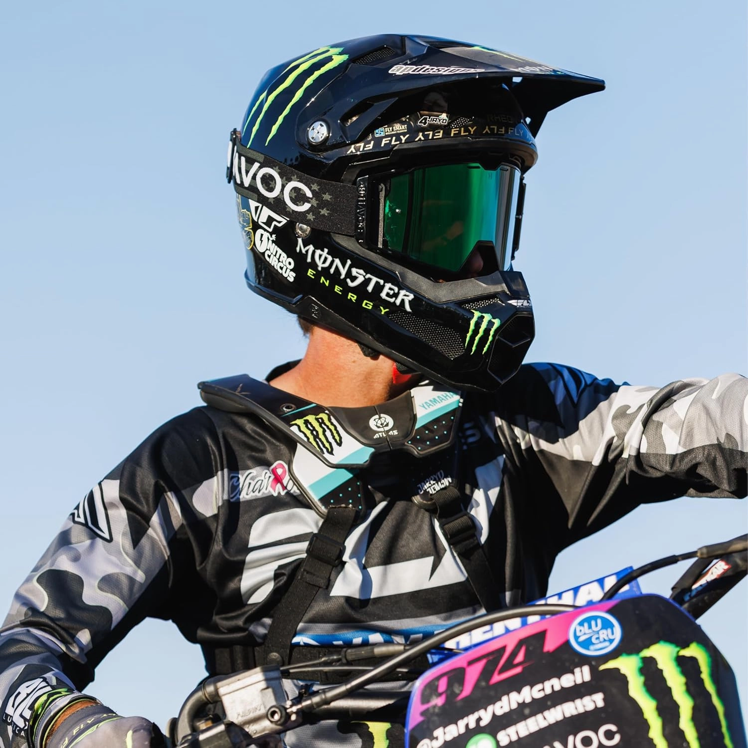 Havoc Racing Helios Goggles - For Motocross, Dirt Biking, ATV, & UTV - UV Blocking Anti-Fog Goggles