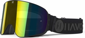Havoc Racing Magnetic Frameless Goggles - For Motocross, Dirt Biking, Snowboarding, ATV, & UTV - UV Blocking Anti-Fog Goggles
