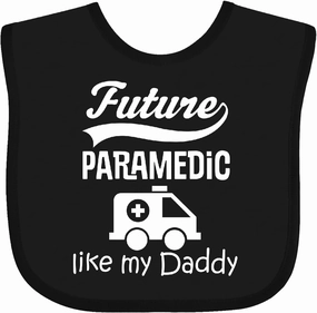 inktastic Future Paramedic Like My Daddy Baby Bib