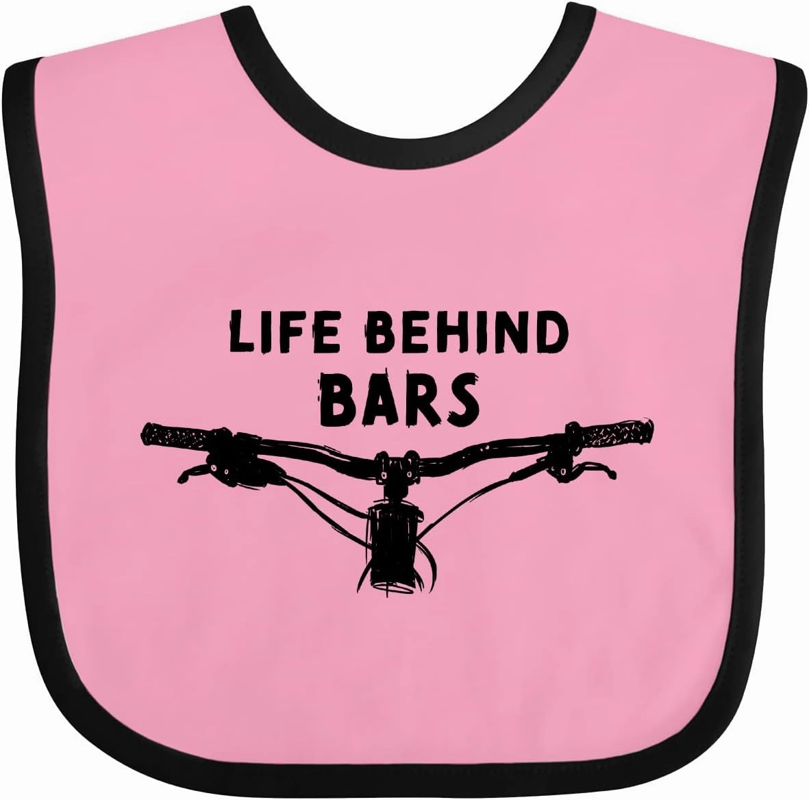 inktastic Life Behind Bars Mountain Bike Baby Bib