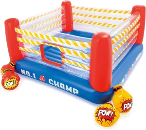 Intex Inflatable Boxing Ring with 2 Boxing Gloves, 226 x 110 cm (48250)