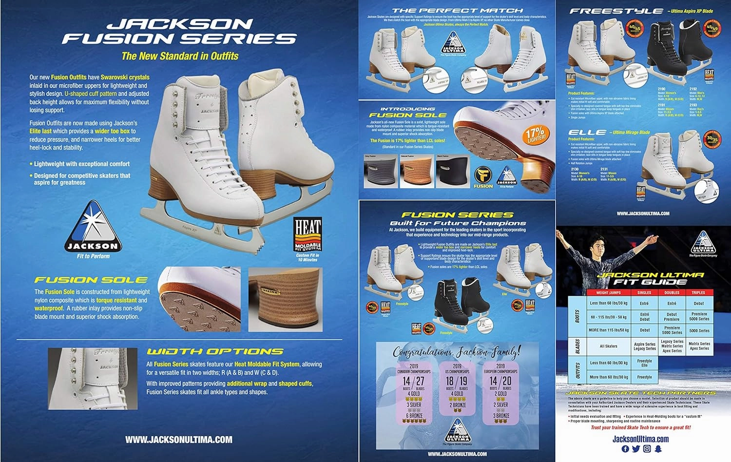 Jackson Ultima Figure Ice Skates for Women and Girls Bundle with Jackson Skate Bag, Guardog Skate Guards, Towel - JUST LAUNCHED 2024
