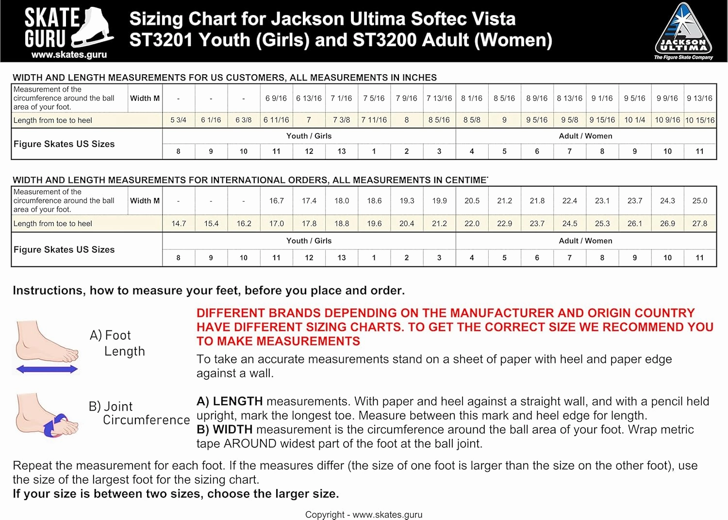 Jackson Ultima Softec Vista Women's/Girls Figure Skates Bundle with Guardog Skate Guards