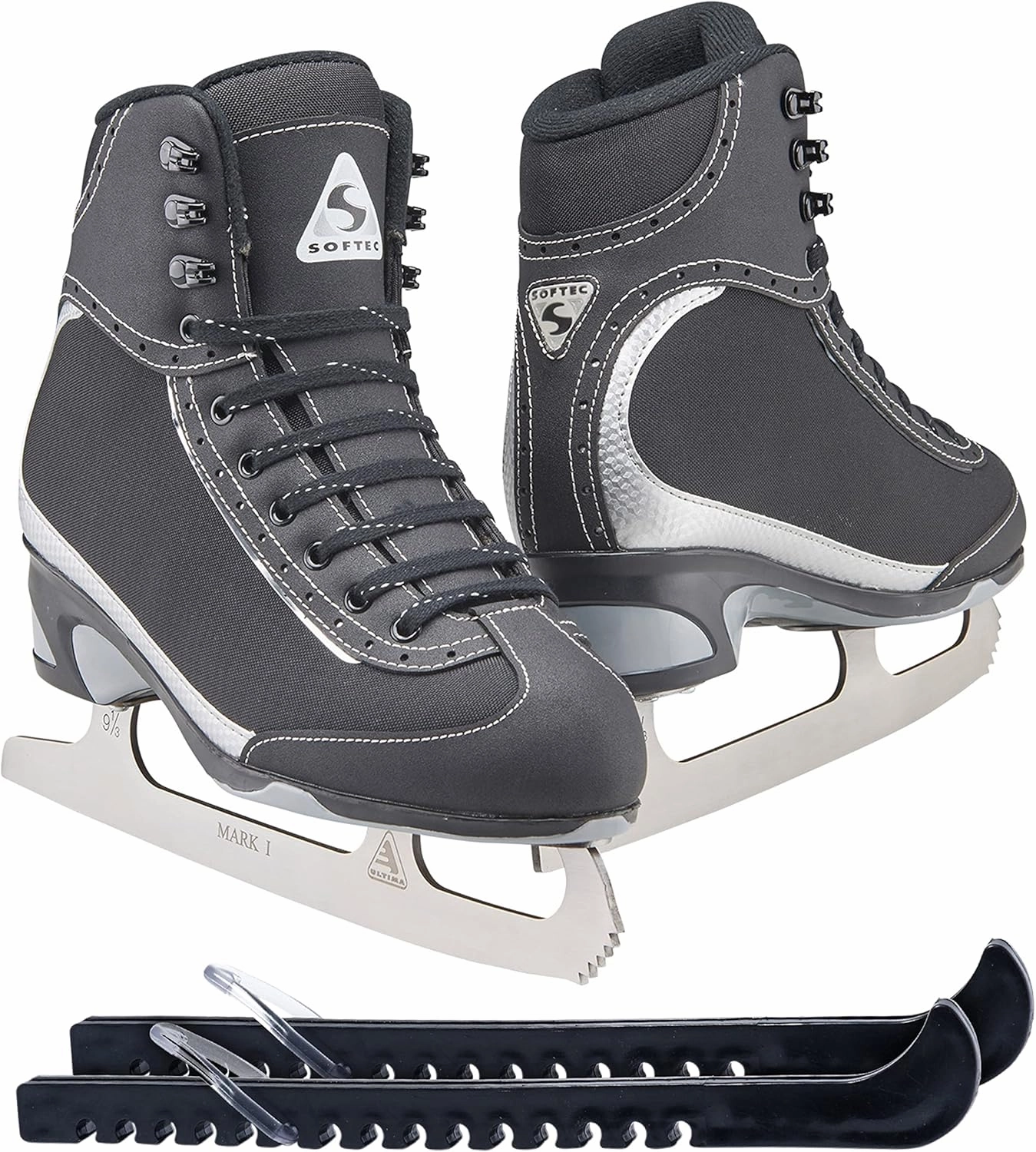 Jackson Ultima Softec Vista Women's/Girls Figure Skates Bundle with Guardog Skate Guards
